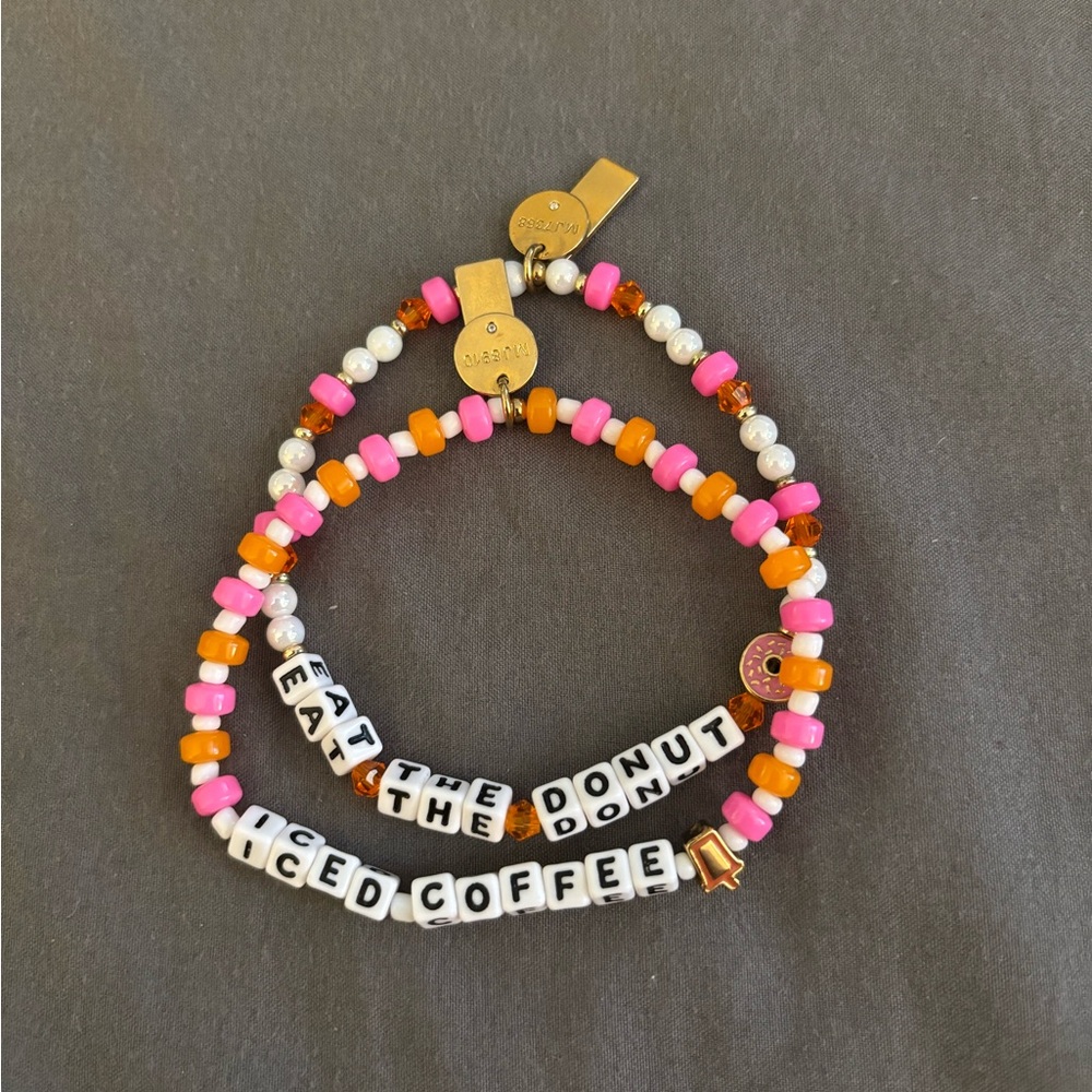 Dunkin Donuts Little Words Project size L/XL set of 2